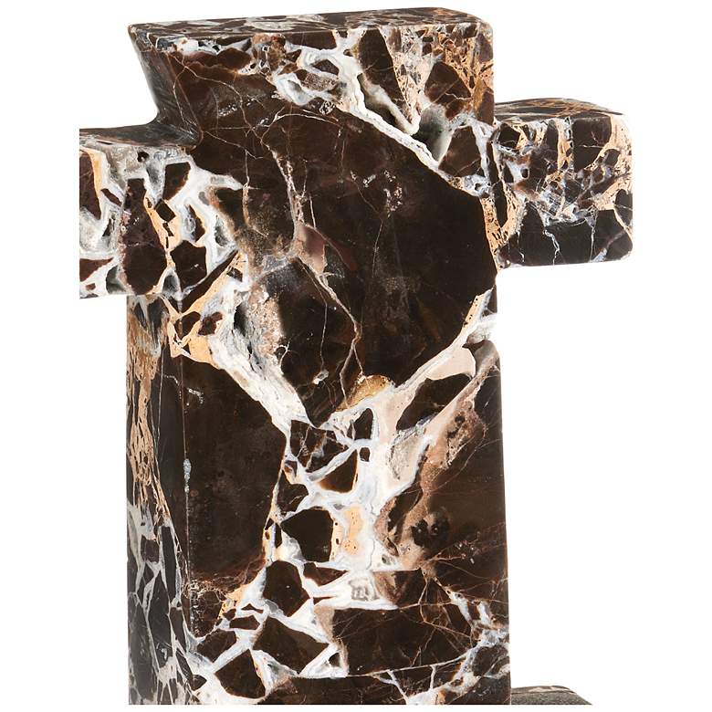 Image 3 Currey & Company 13.5" x 4" x 10" Blount Marble Object more views