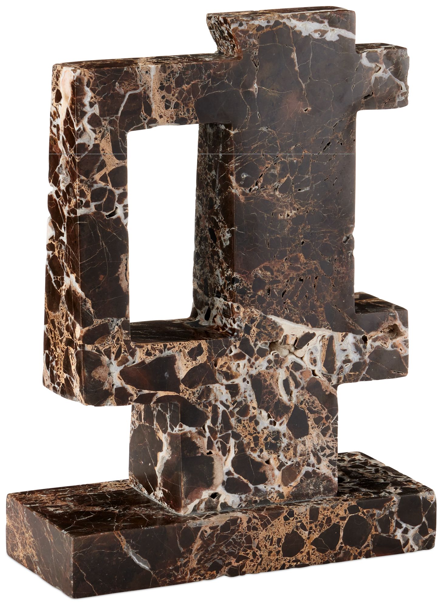 Image 7 Currey & Company 13.5" x 4" x 10" Blount Marble Object more views