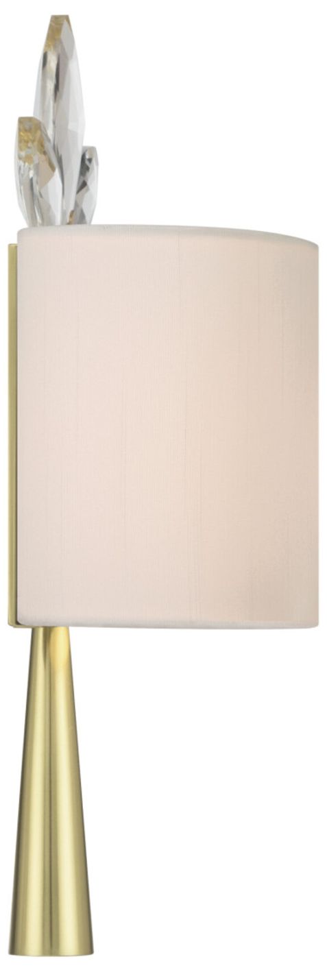Image 4 Currey & Company 13" High Brass Wall Sconce more views