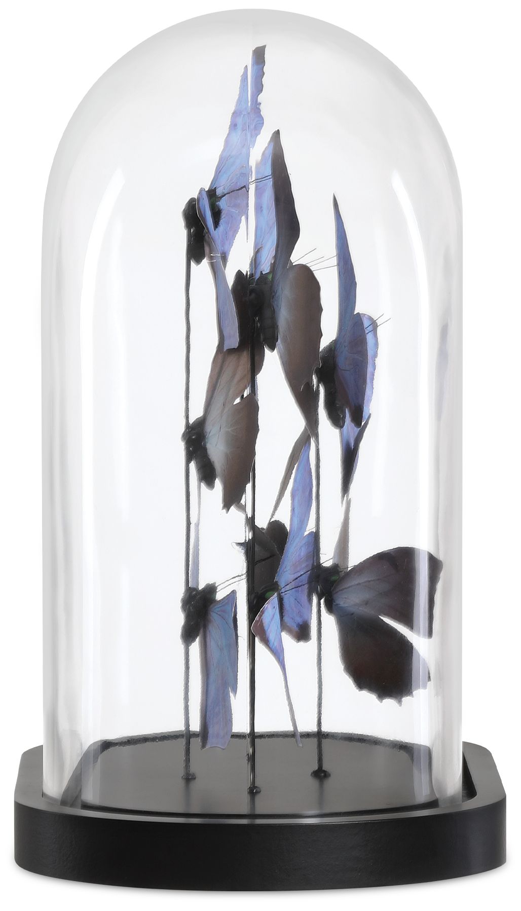 Image 3 Currey & Company 13" x 10.5" x 7.25" Rue de Bac Lilac Medium Butterflies more views