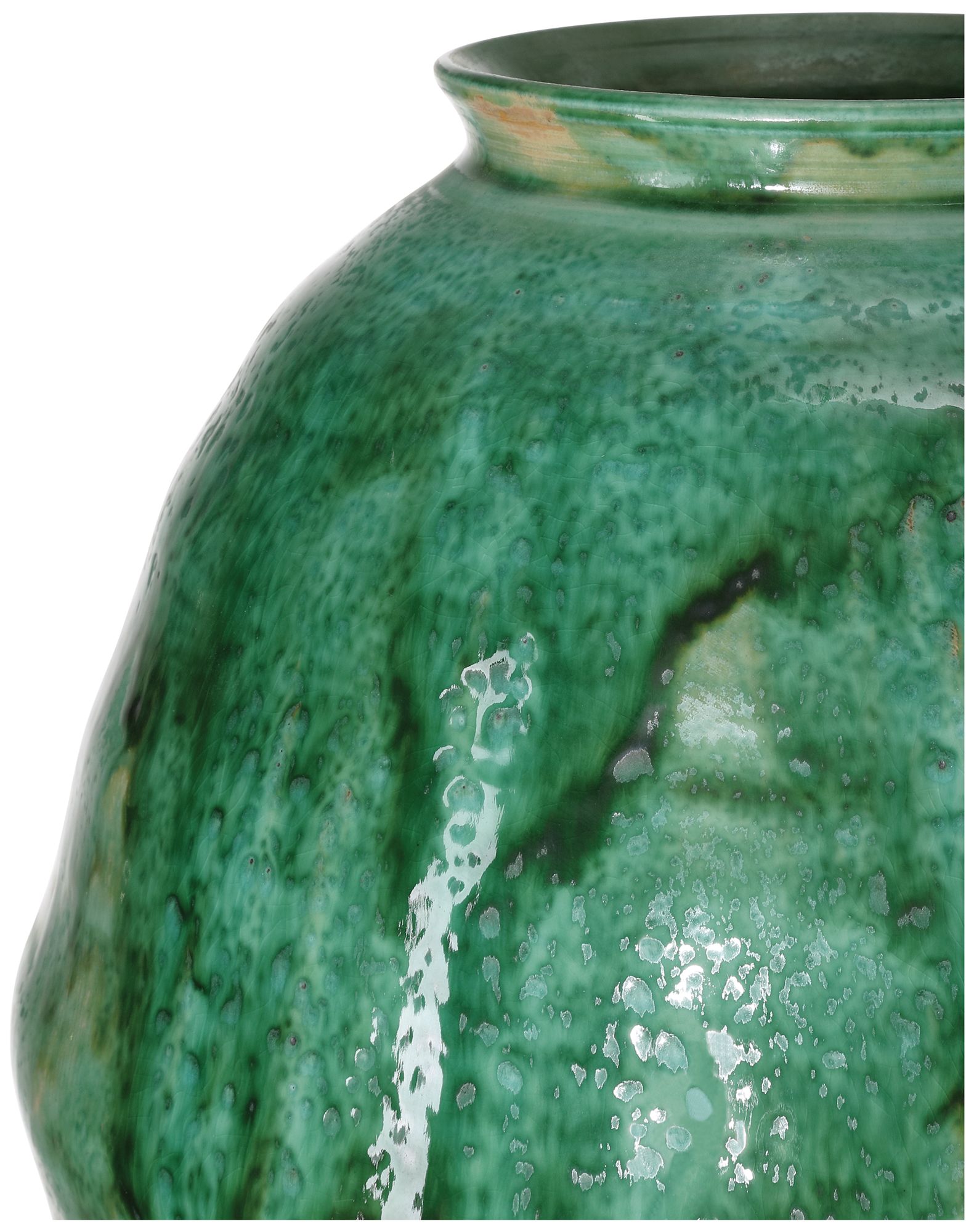 Image 2 Currey & Company 14.5" Marrakesh Green Vase more views