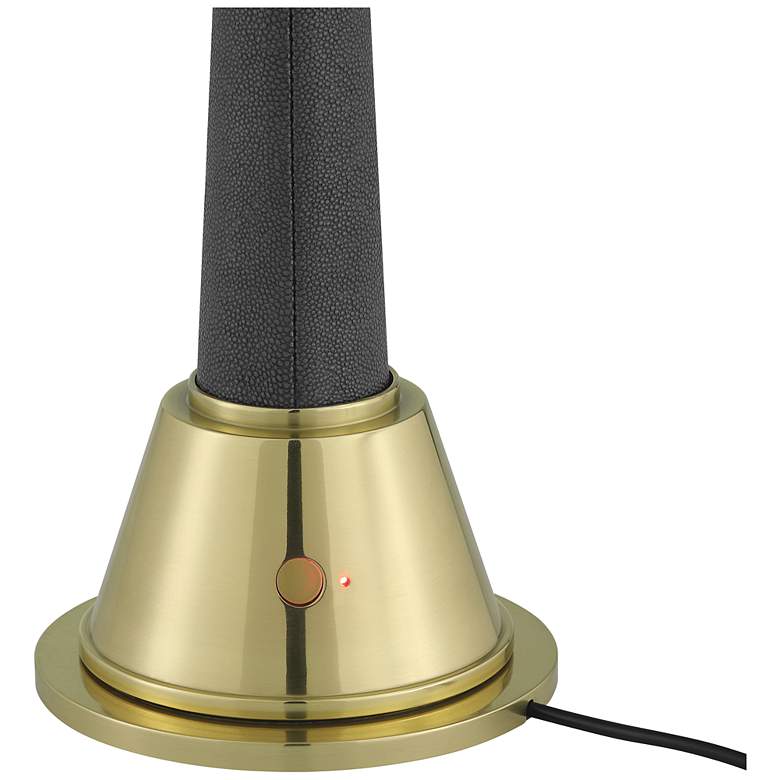 Image 4 Currey & Company 16.0" Sortie Brass Cordless Rechargeable Table Lamp more views
