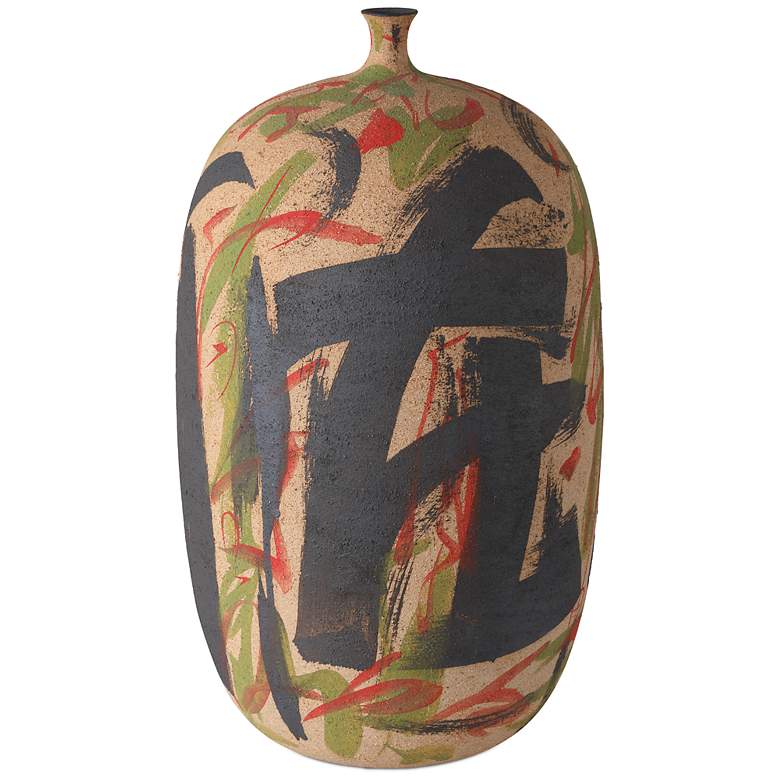 Image 4 Currey & Company 16" Zeal Multi-Colored Vase more views