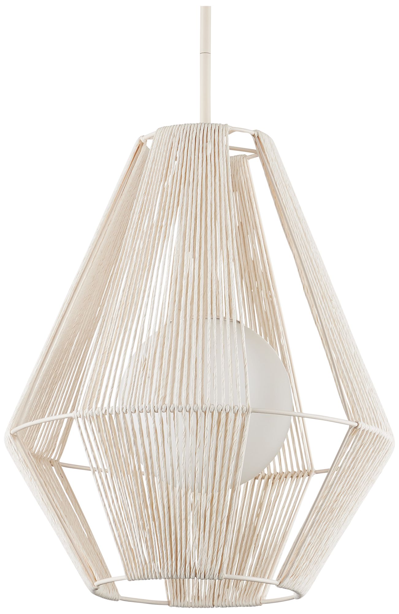Image 4 Currey & Company 17" Fraxel 1-Light Pendant more views