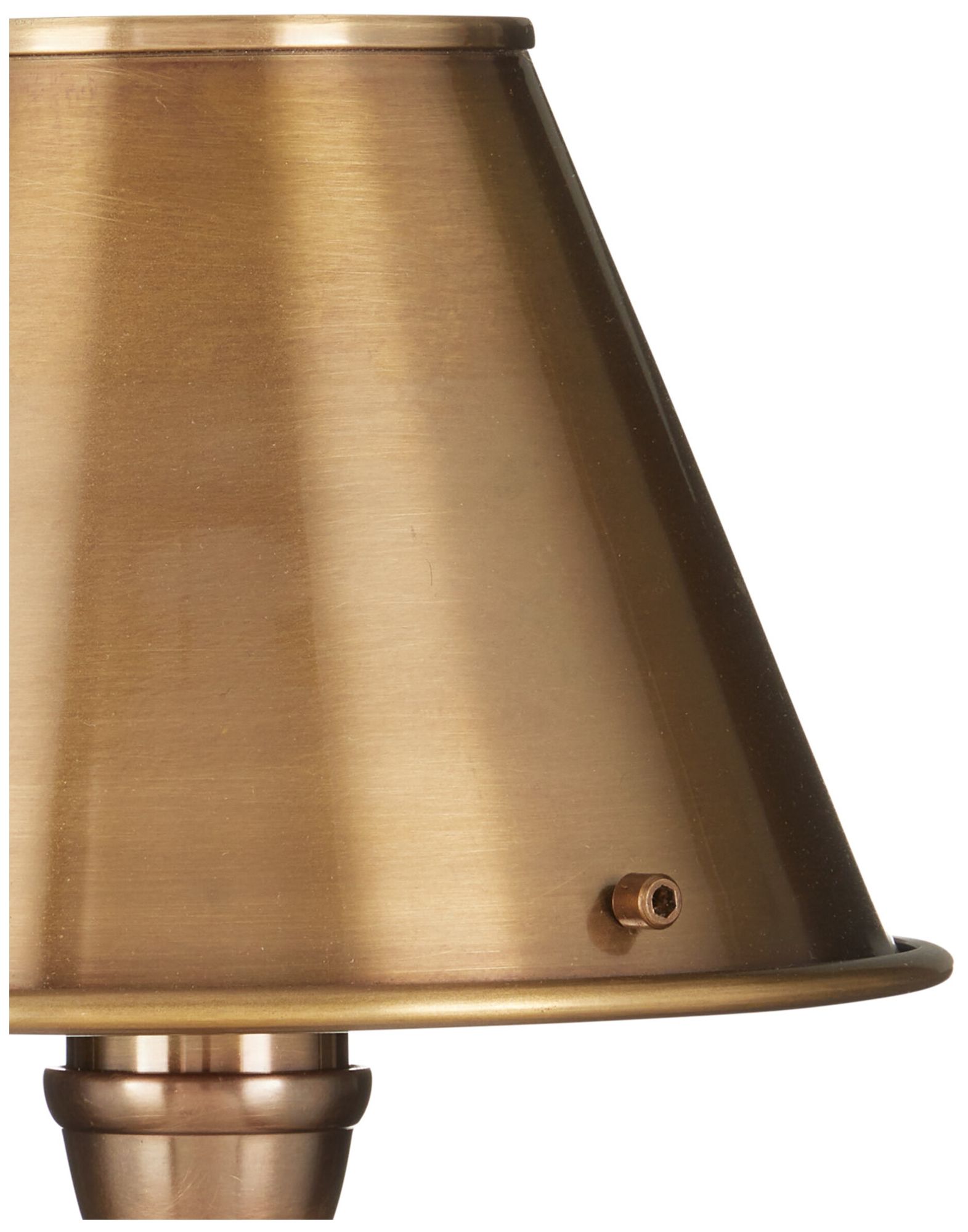 Image 2 Currey & Company 17" High Antique Brass Table Lamp more views