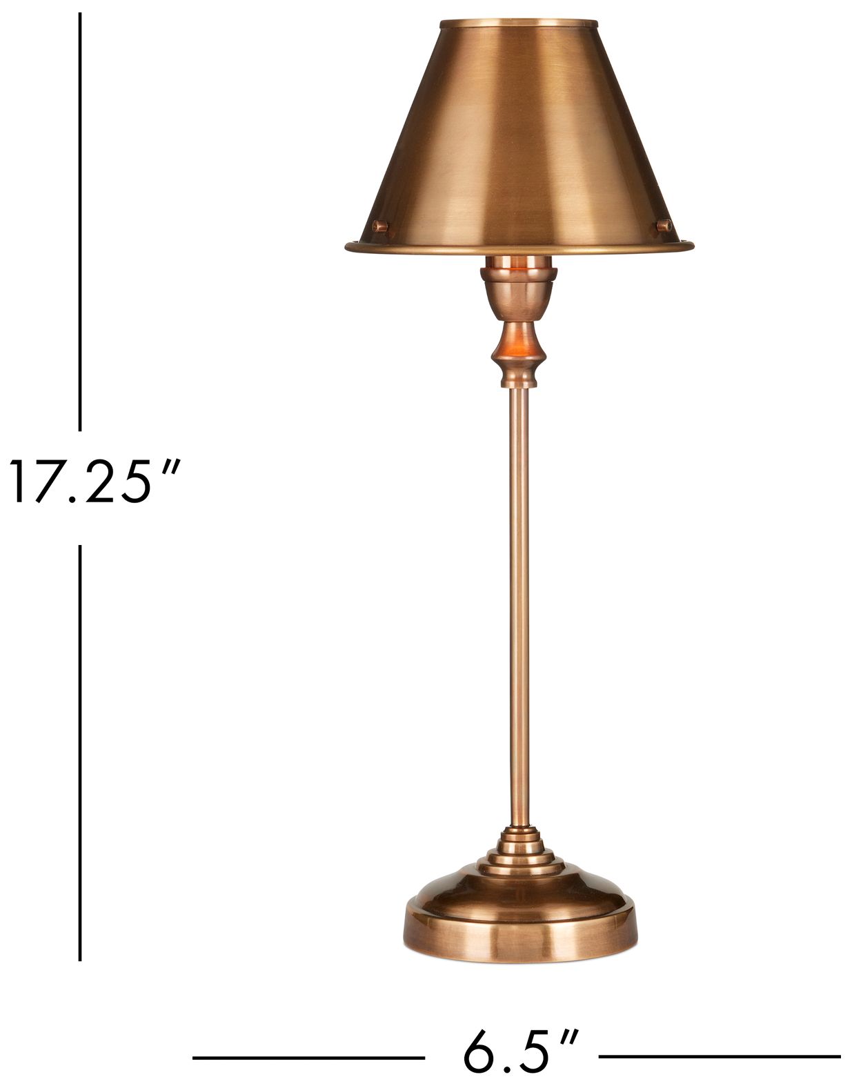 Image 6 Currey & Company 17" High Antique Brass Table Lamp more views