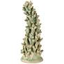 3_Currey & Company 17" x 6" Staghorn Green Coral Object more views
