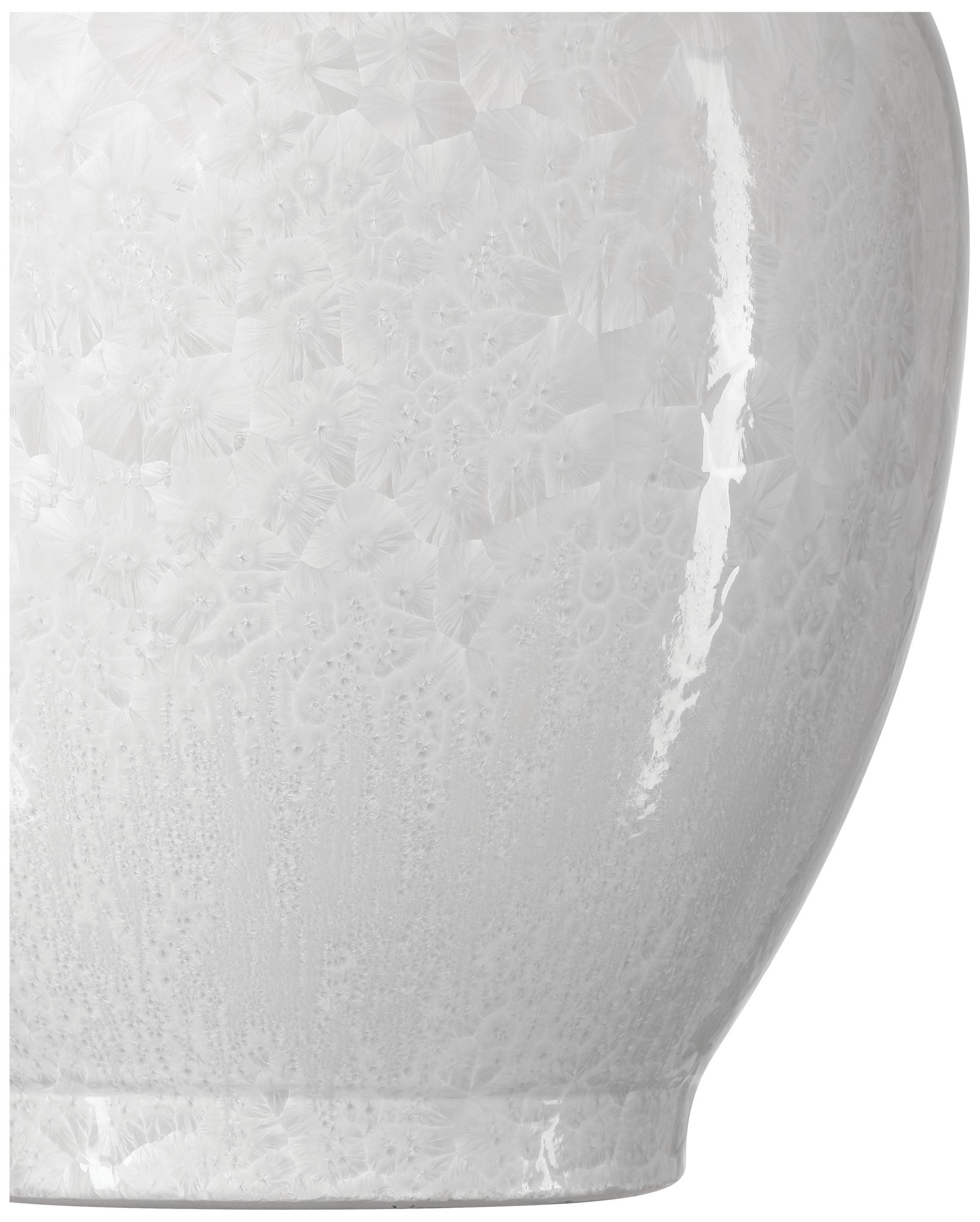Image 3 Currey & Company 18" Crystalline White Vase more views