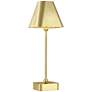 1_Currey & Company 20.0" Gadabout Brass Cordless Rechargeable Table Lamp