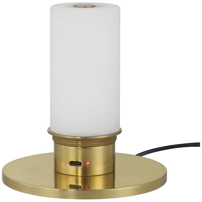 Image 7 Currey & Company 20.0" Gadabout Brass Cordless Rechargeable Table Lamp more views