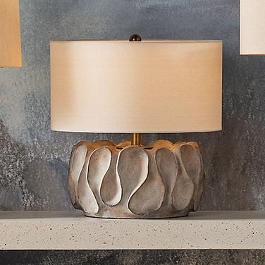 Currey & Company 20.25" Weststrand Concrete Table Lamp