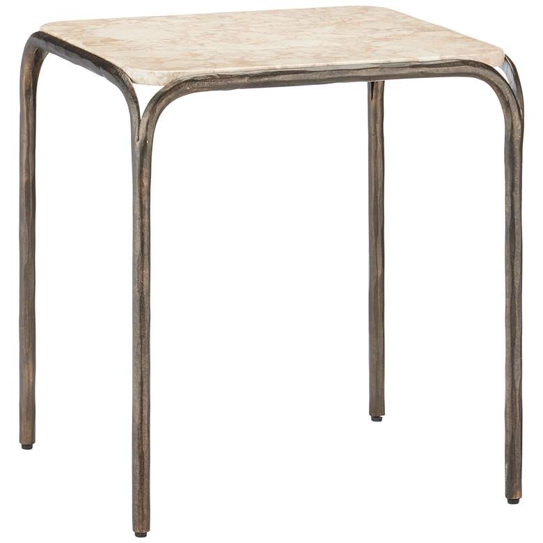 Image 1 Currey & Company 20.5" Crema Side Table