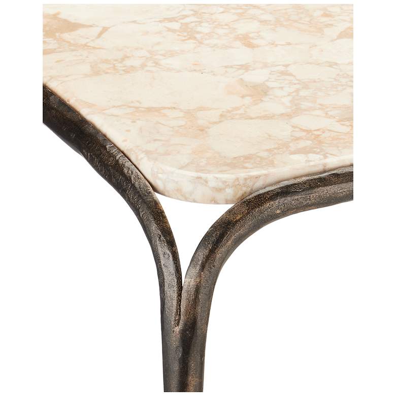 Image 2 Currey & Company 20.5" Crema Side Table more views
