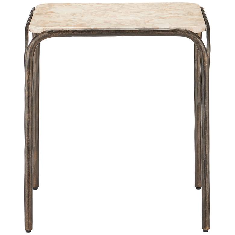 Image 4 Currey & Company 20.5" Crema Side Table more views