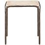 4_Currey & Company 20.5" Crema Side Table more views