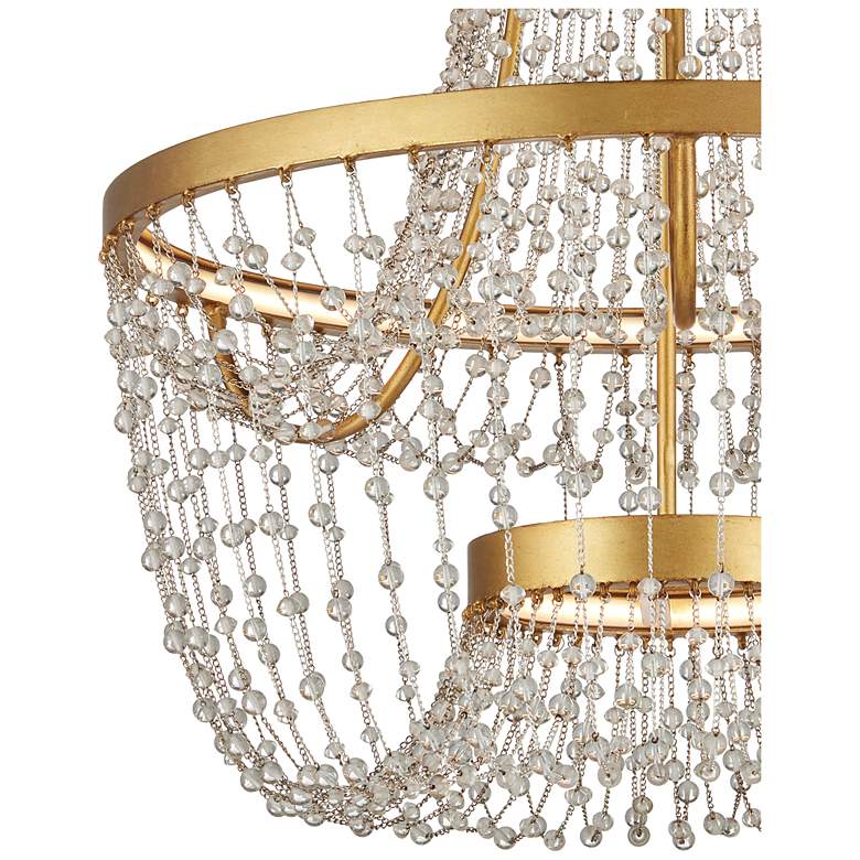 Image 2 Currey & Company 20.5" x 22" Mademoiselle 2-Light Semi-Flush Mount more views
