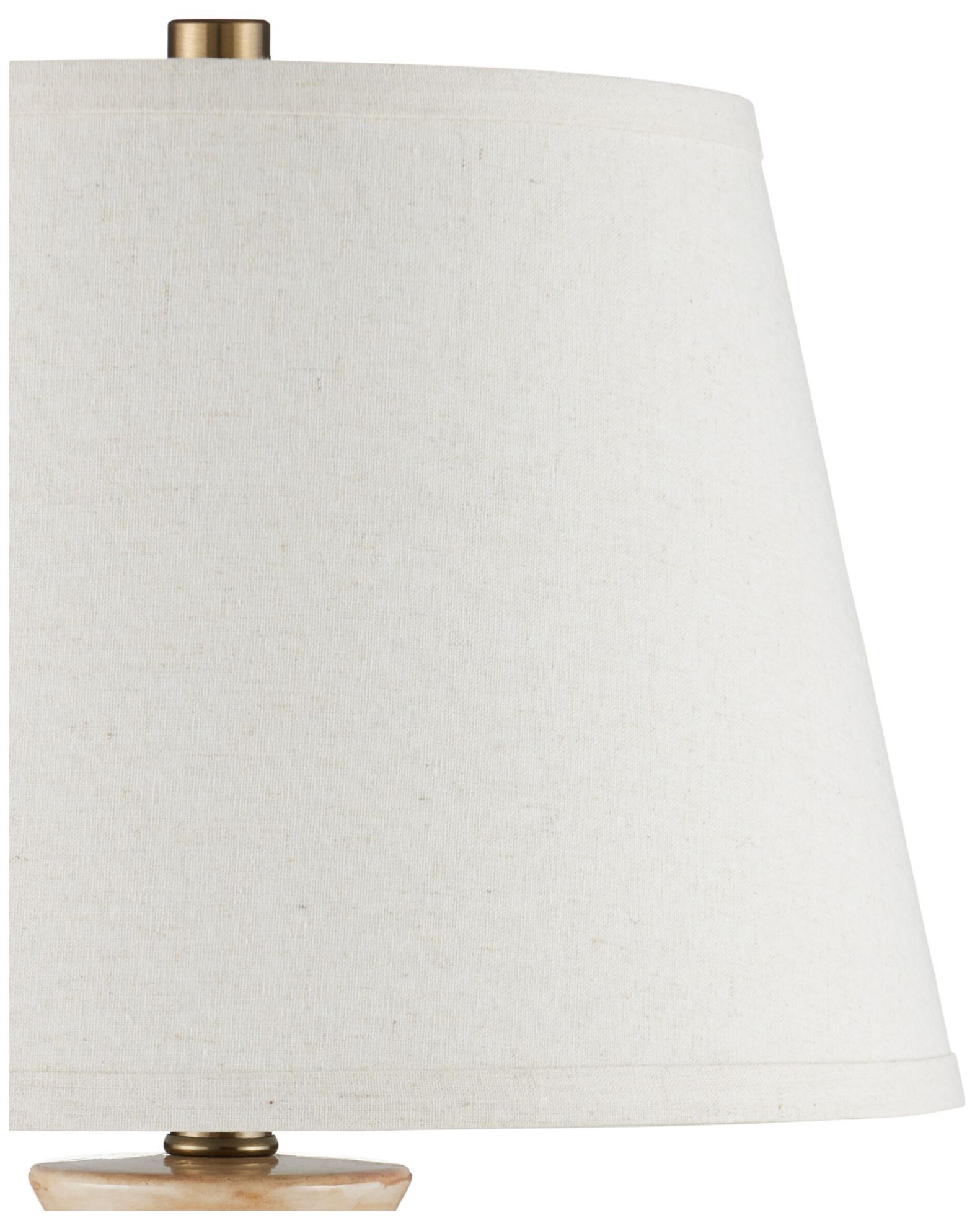 Image 3 Currey & Company 20" High Beige Table Lamp more views