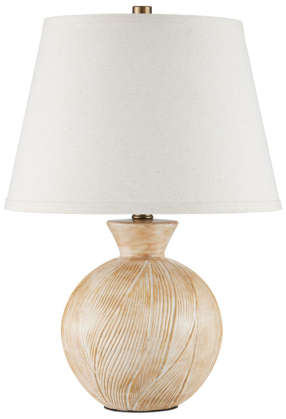 Image 4 Currey & Company 20" High Beige Table Lamp more views