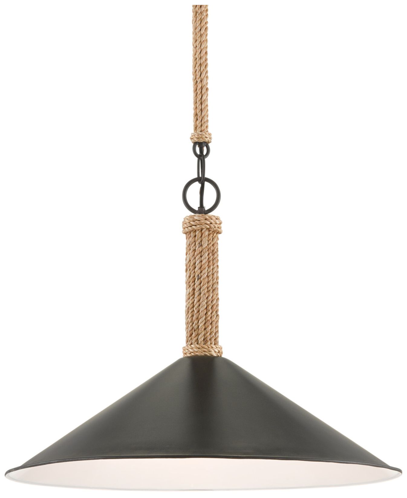 Image 3 Currey & Company 20" Wide Blacksmith Pendant more views