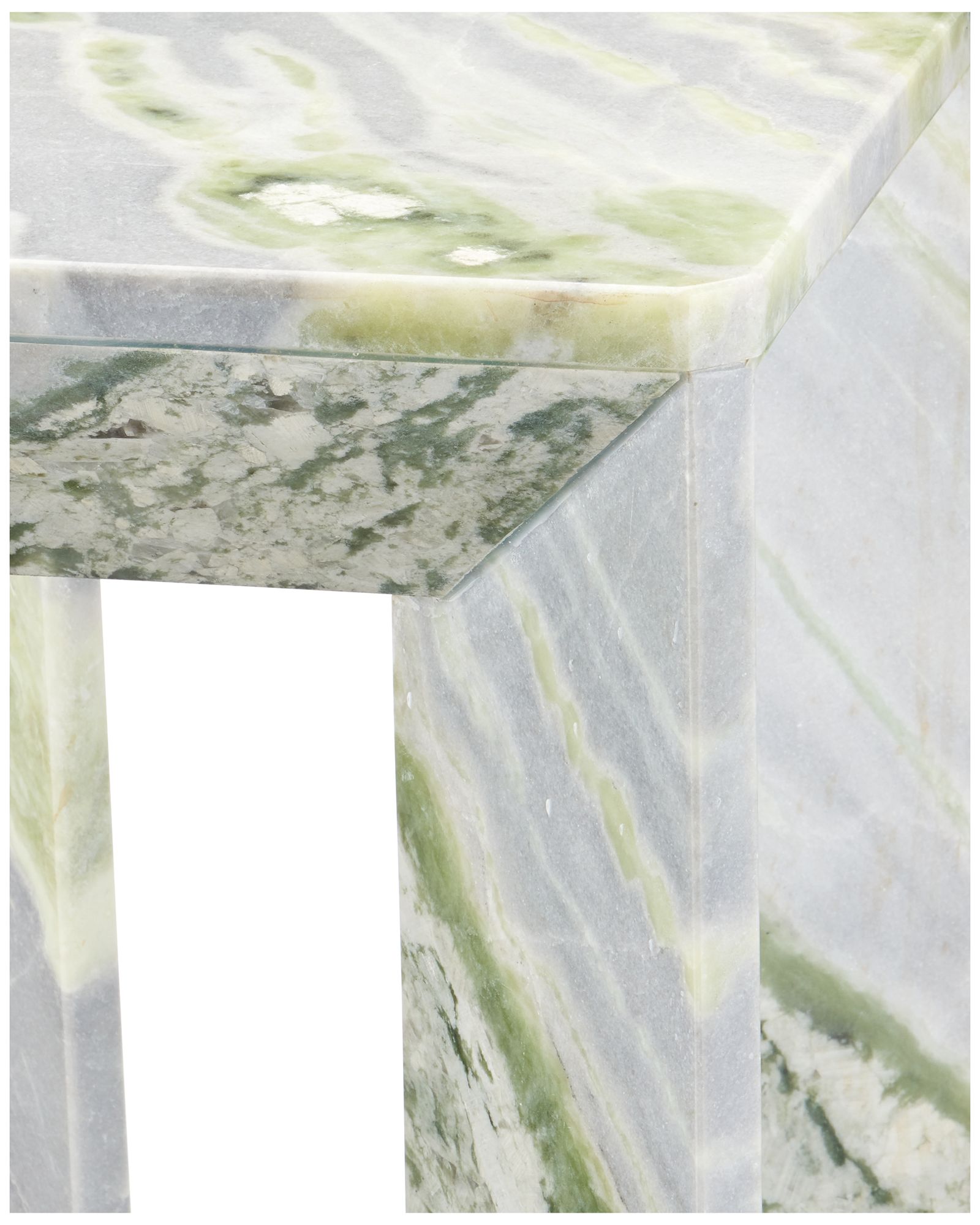 Image 2 Currey & Company 21" Minerale Green Onyx more views