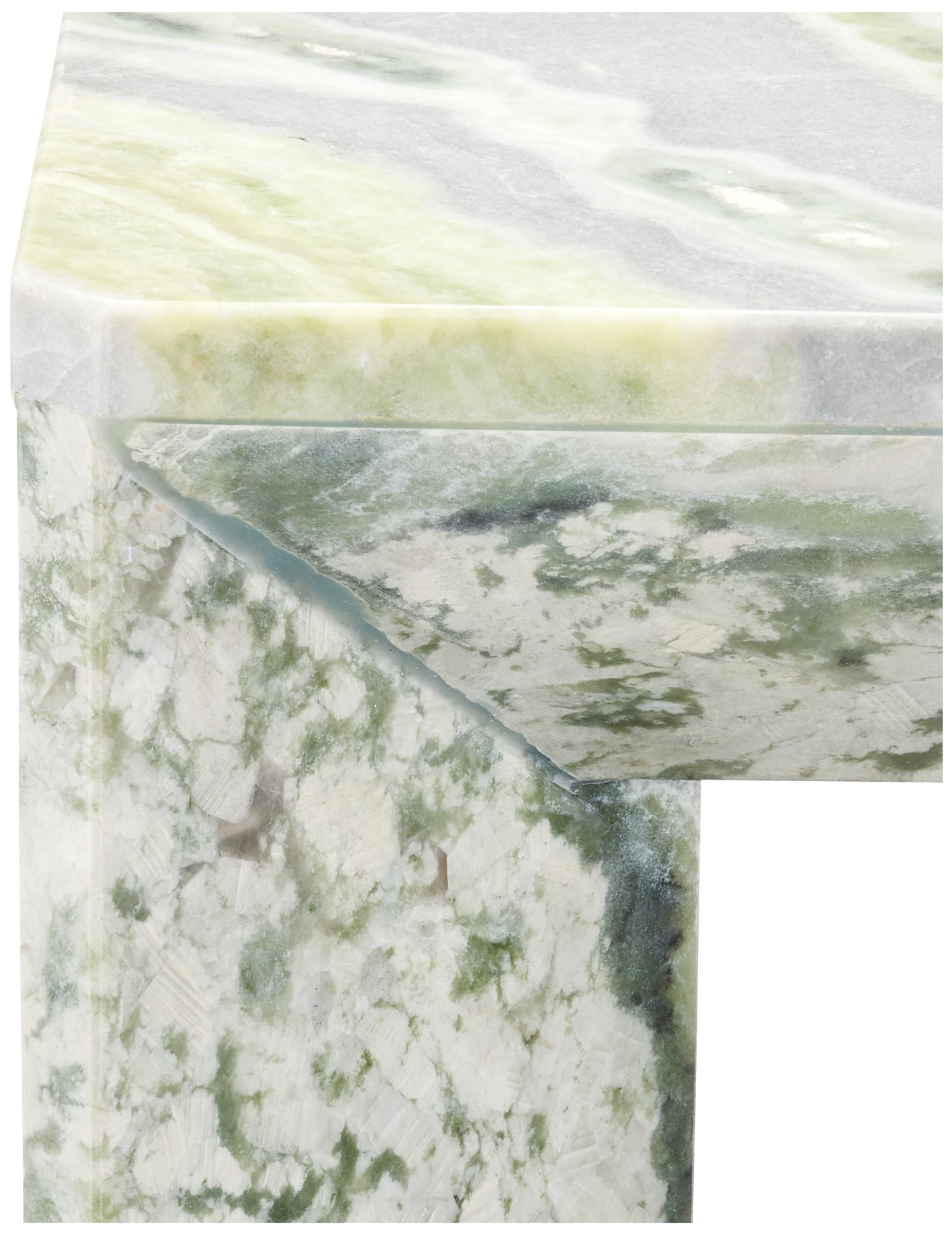 Image 3 Currey & Company 21" Minerale Green Onyx more views