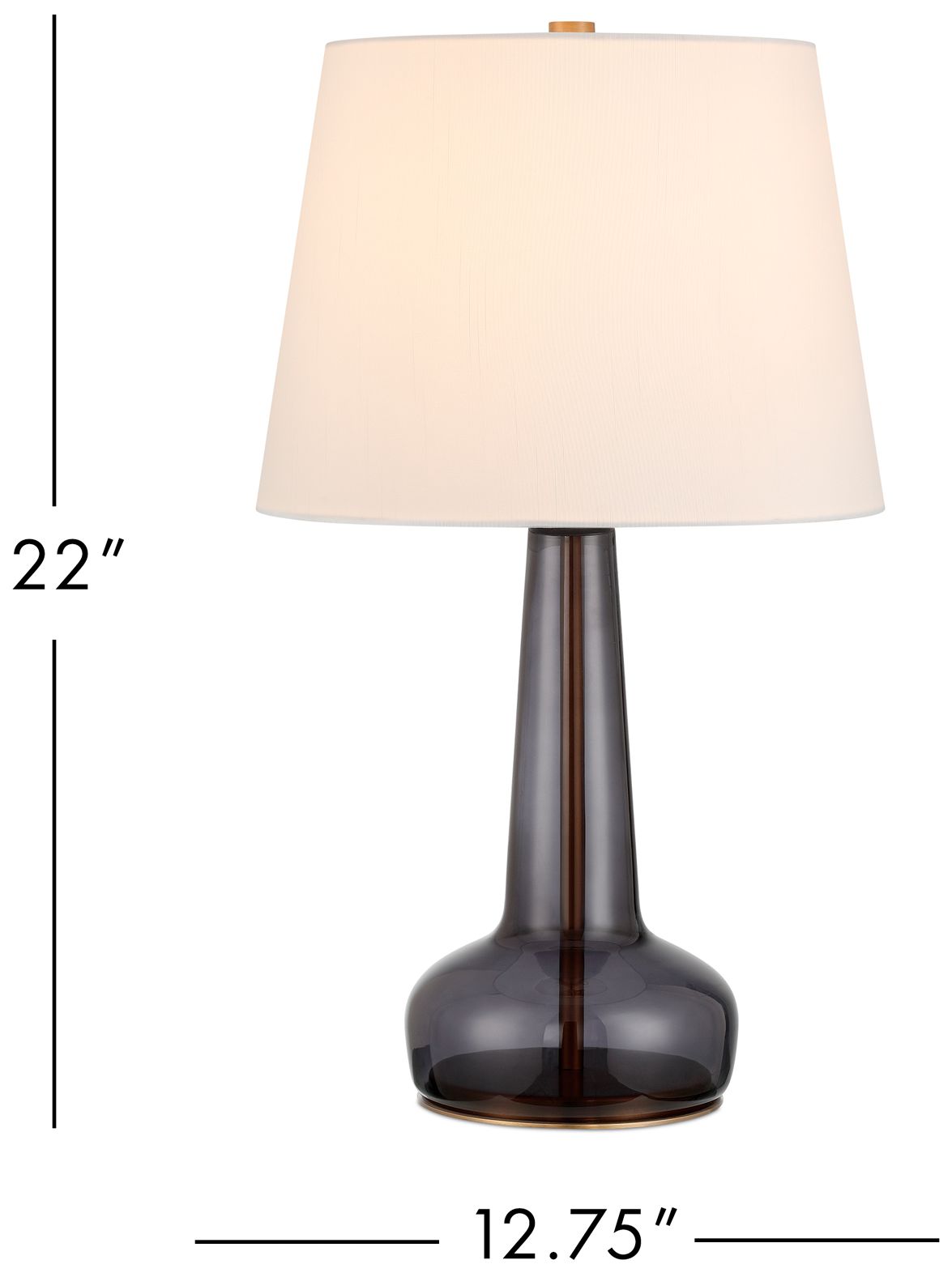 Currey & Company 22" High Dark Purple Table Lamp