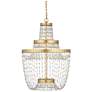1_Currey & Company 22" Mademoiselle Medium 3-Light Chandelier
