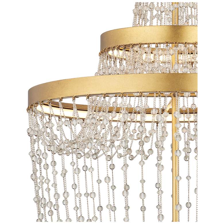 Image 2 Currey & Company 22" Mademoiselle Medium 3-Light Chandelier more views