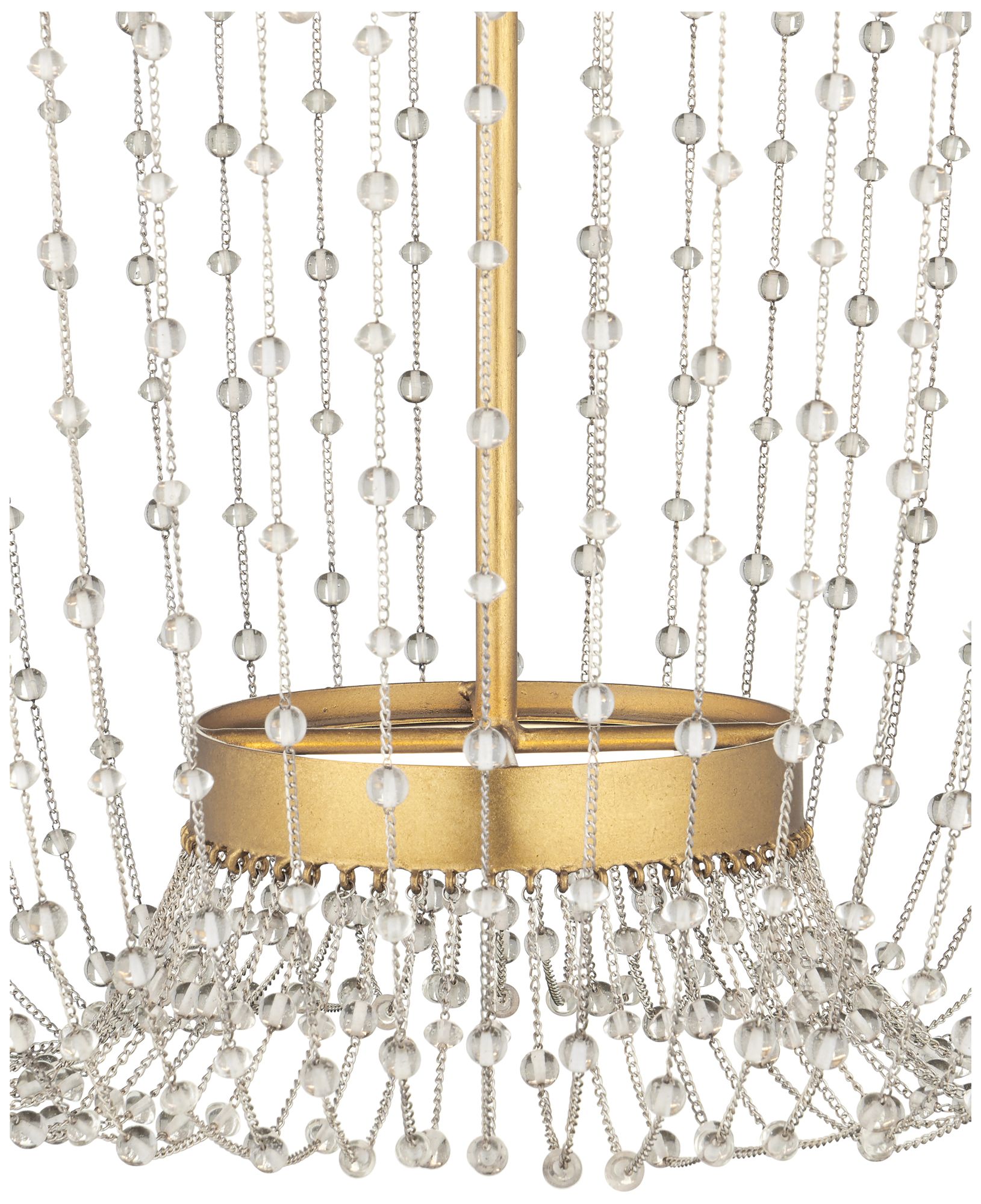 Image 3 Currey & Company 22" Mademoiselle Medium 3-Light Chandelier more views
