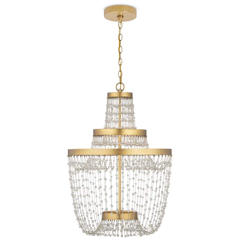 Image 7 Currey & Company 22" Mademoiselle Medium 3-Light Chandelier more views