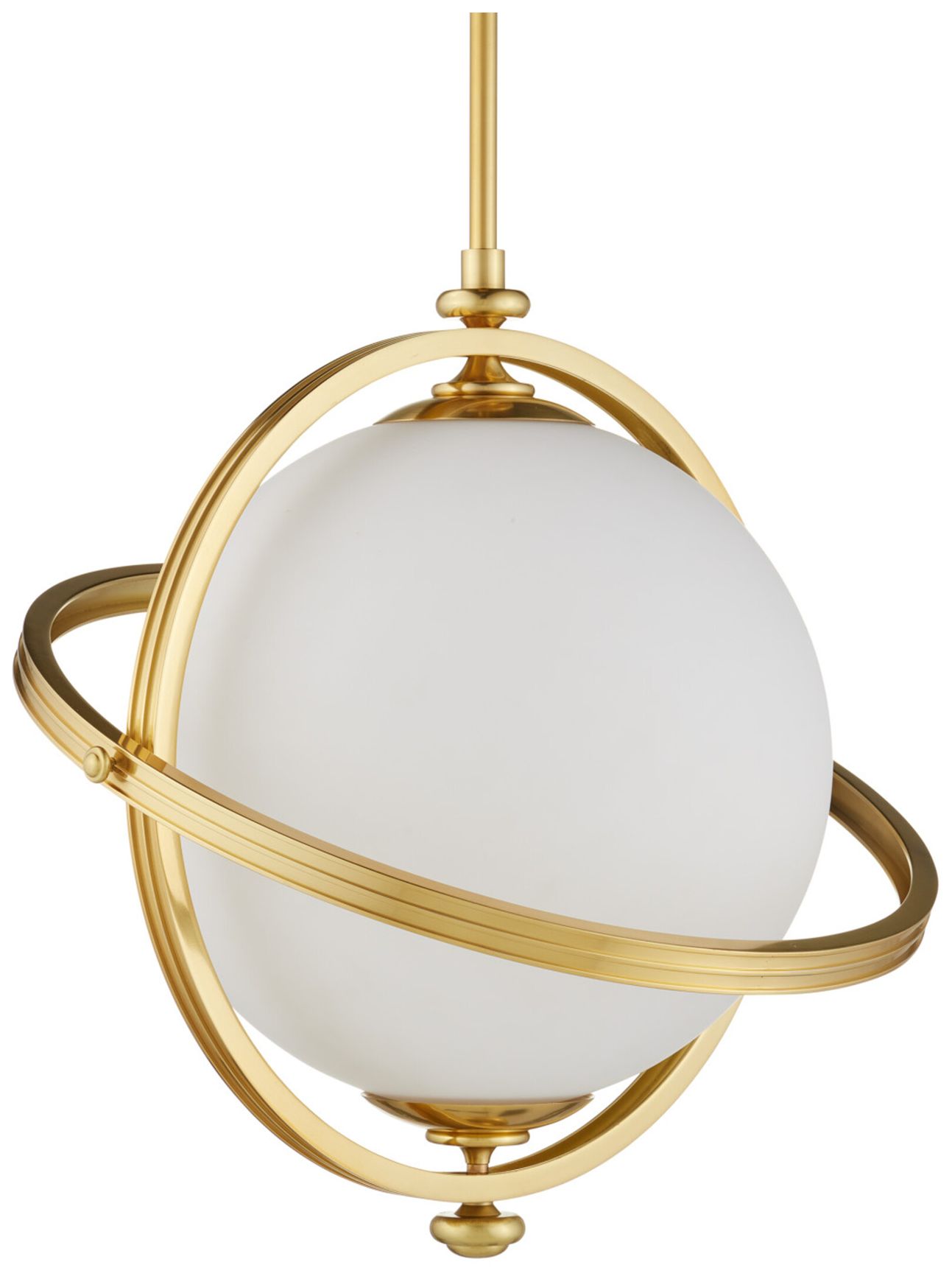 Image 6 Currey & Company 22" Wide Brass Pendant more views