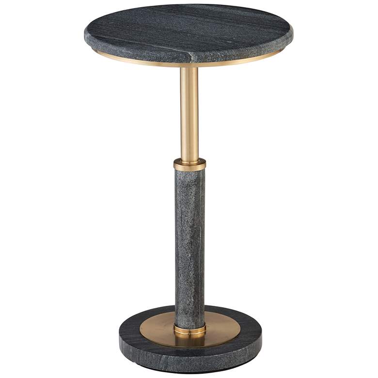 Image 1 Currey & Company 23.25" Miles Black Marb