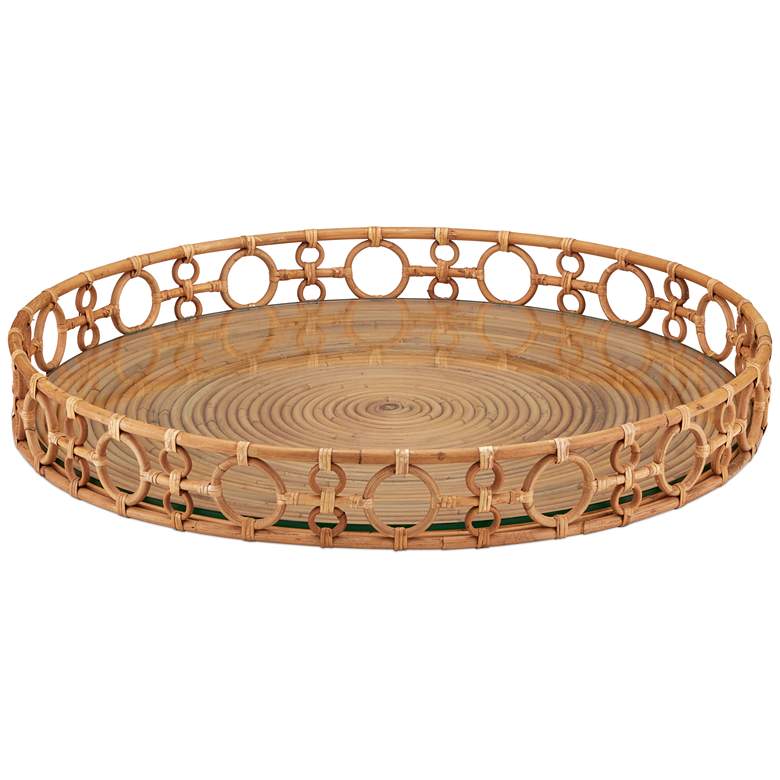 Image 1 Currey & Company 23.5" Tegal Decorative Serving Tray