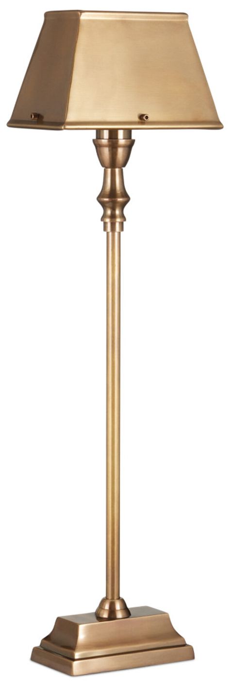 Image 5 Currey & Company 23" High Antique Brass Table Lamp more views