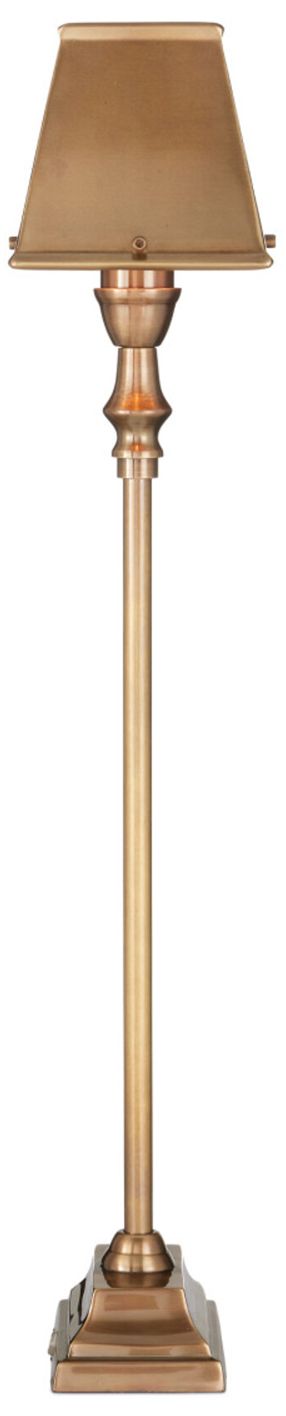 Image 6 Currey & Company 23" High Antique Brass Table Lamp more views