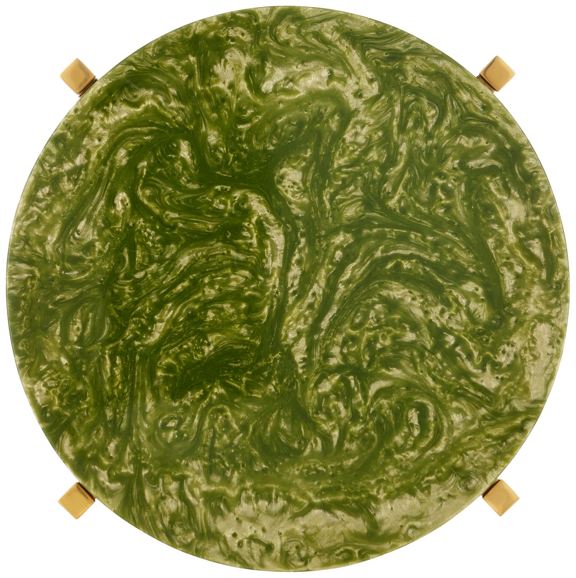 Image 3 Currey & Company 23" Rina Green Drinks T more views