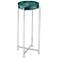 Currey & Company 23" Rina Teal Drinks Ta