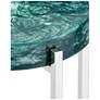 2_Currey & Company 23" Rina Teal Drinks Ta more views