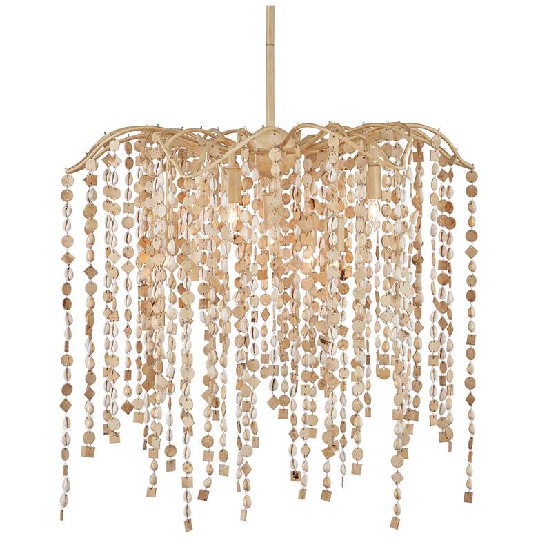 Image 1 Currey & Company 24.5" Kealia Medium 7-Light Chandelier