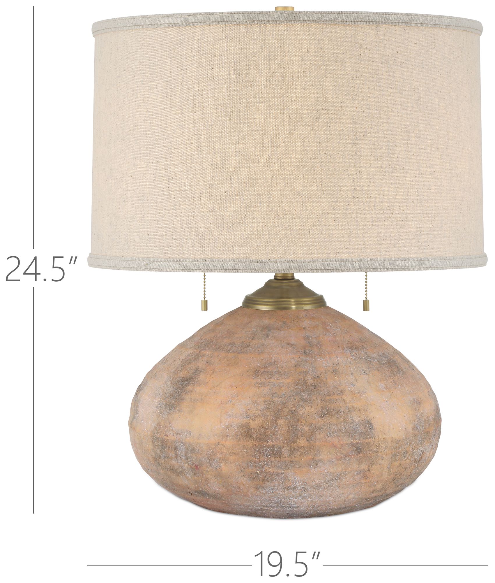 Image 6 Currey & Company 24.5" Kenmare Table Lamp more views