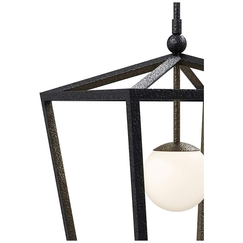 Image 2 Currey & Company 24.5"x18"x18" Denison Medium Black 1-Light Outdoor Lantern more views