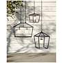 7_Currey & Company 24.5"x18"x18" Denison Medium Black 1-Light Outdoor Lantern more views