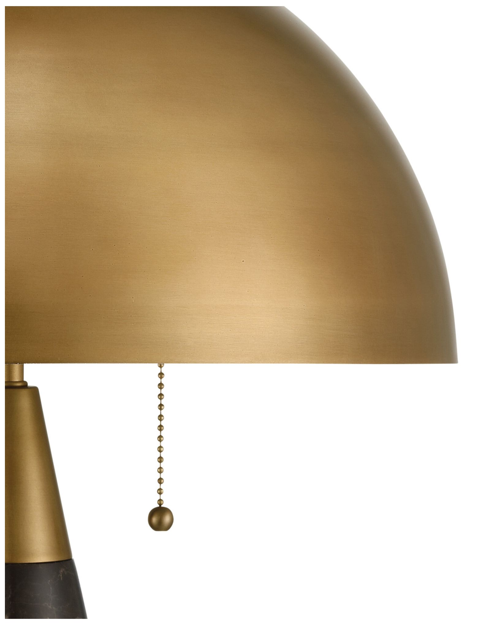 Image 2 Currey & Company 24" High Coffee Brown, Antique Brass Table Lamp more views