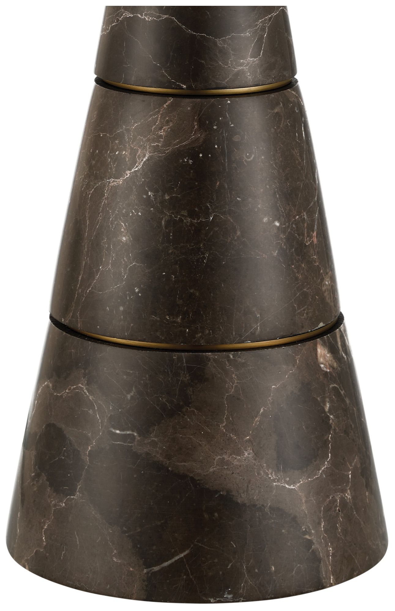 Image 3 Currey & Company 24" High Coffee Brown, Antique Brass Table Lamp more views