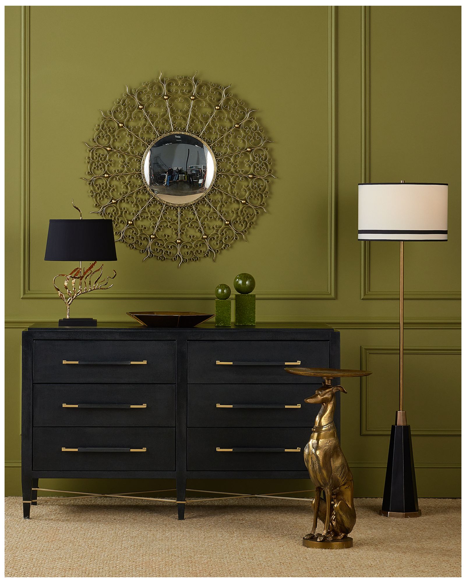 Currey & Company 24" Latissima Table Lamp