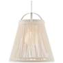 1_Currey & Company 24" Parnell Medium White 1-Light Pendant
