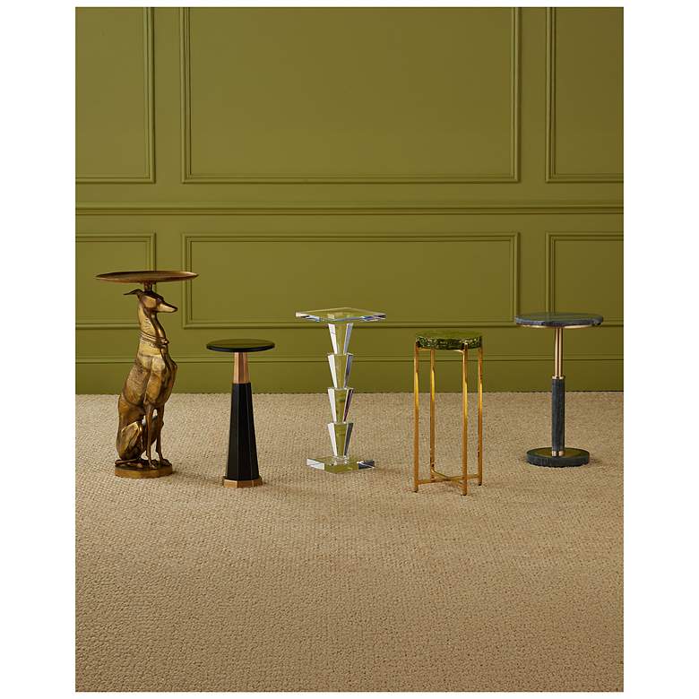 Image 6 Currey & Company 24" Tiana Drinks Table more views