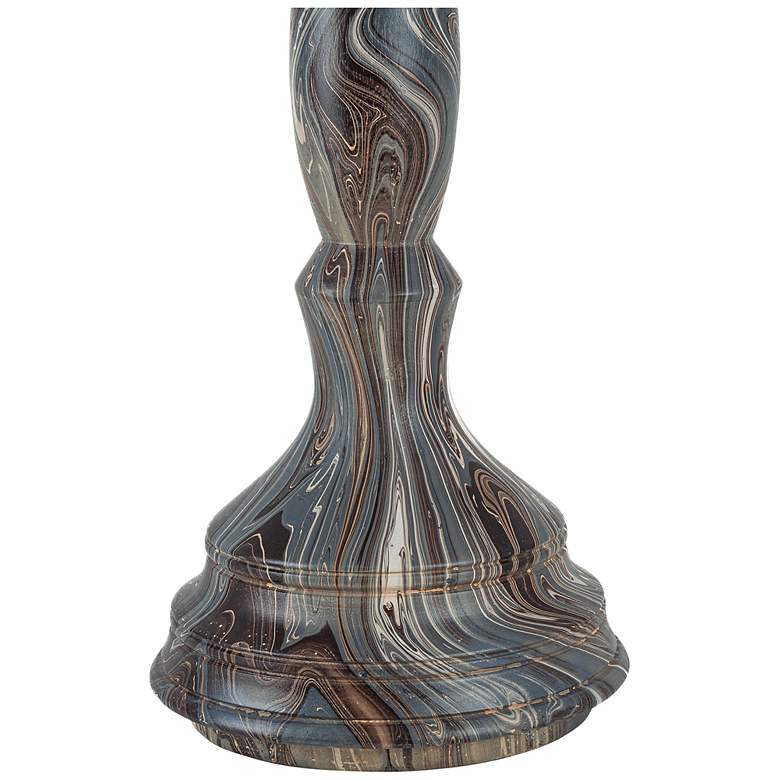 Image 3 Currey & Company 25.5" Marbleized Short Turret Box more views