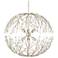 Currey & Company 25.5" Shinju Pearl Orb 6-Light Chandelier