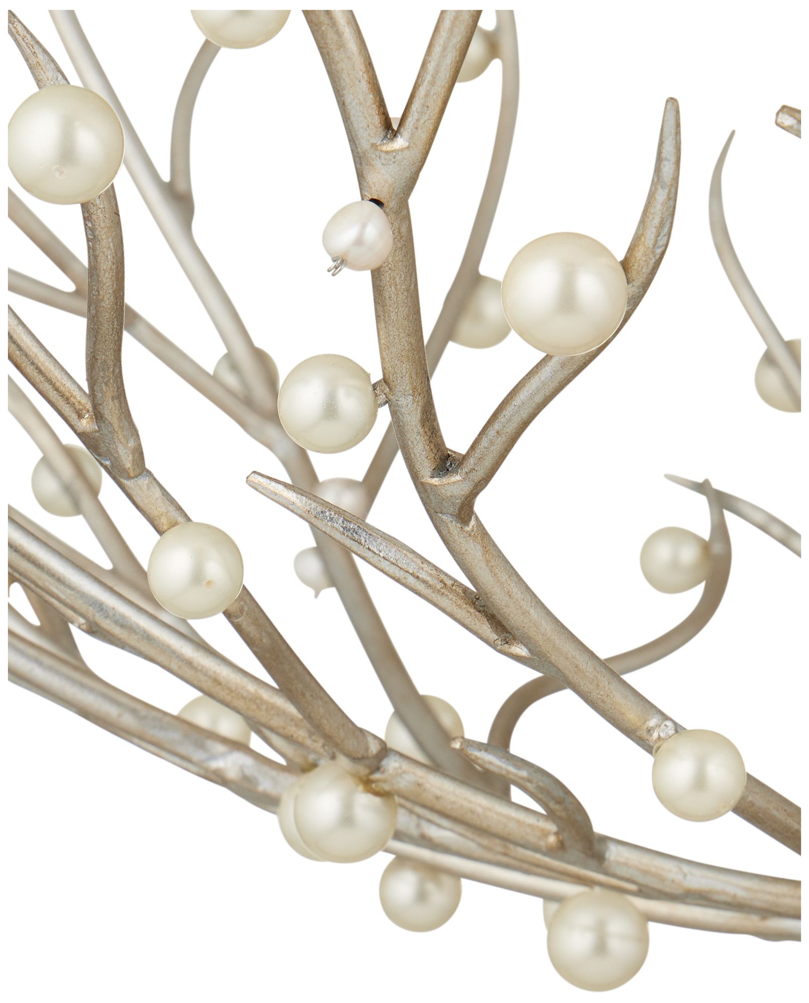 Image 2 Currey & Company 25.5" Shinju Pearl Orb 6-Light Chandelier more views